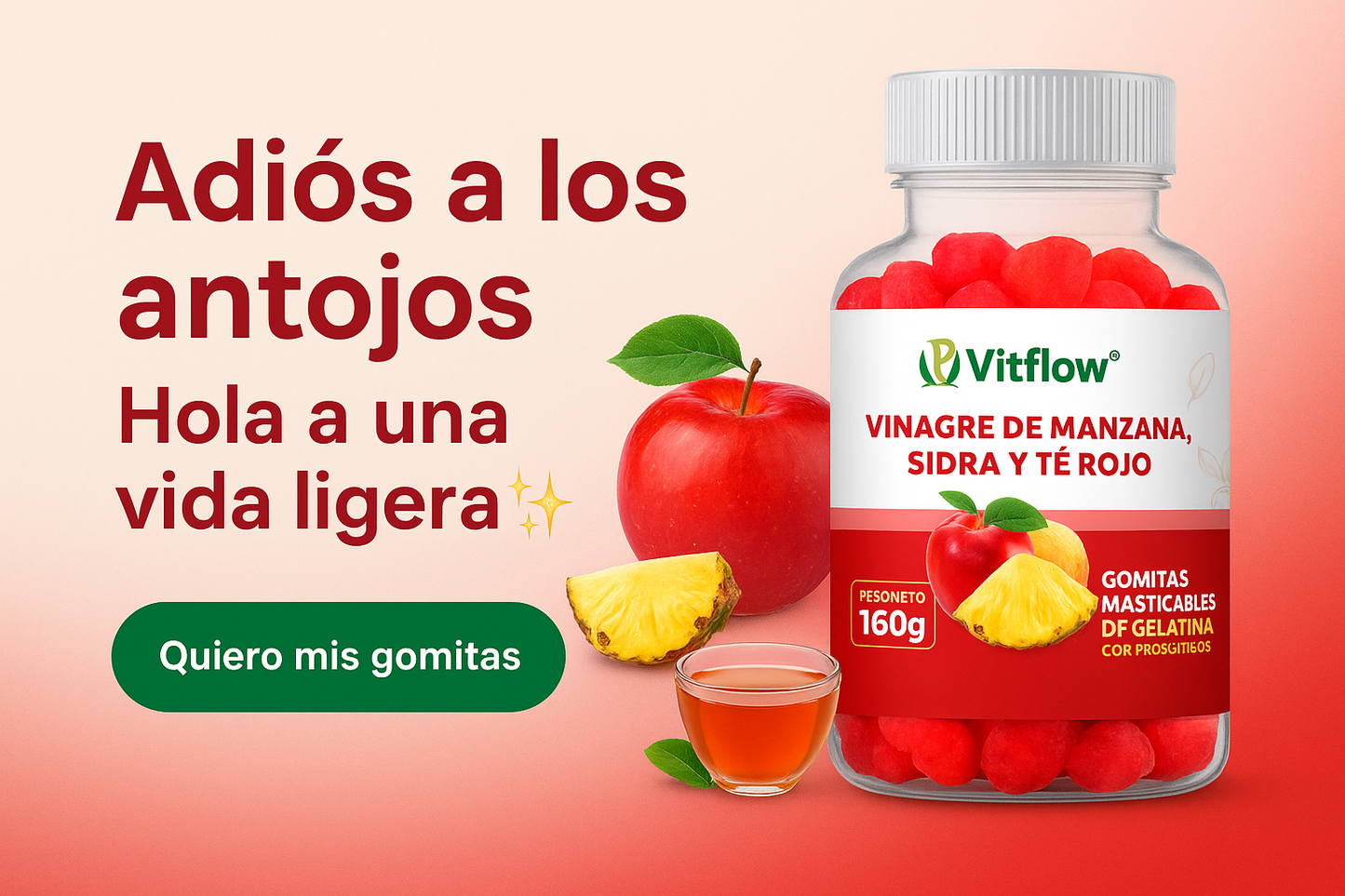 🍎🔥 Gomas de Vinagre de Manzana