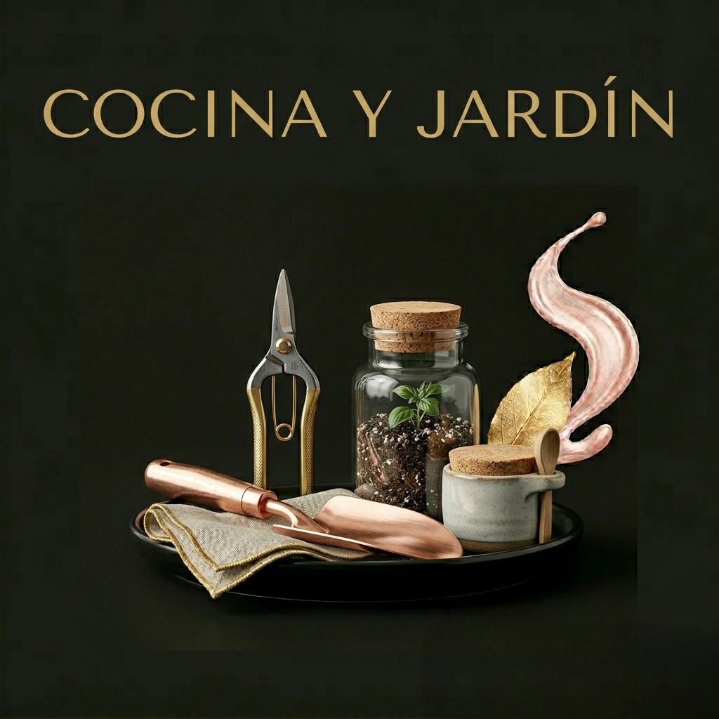 Cocina y jardín
