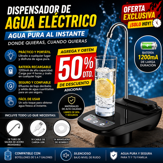 Dispensador De Agua Automático Botellón