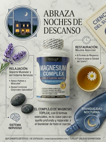 VitalMag 8X : Magnesio Complex 🌙