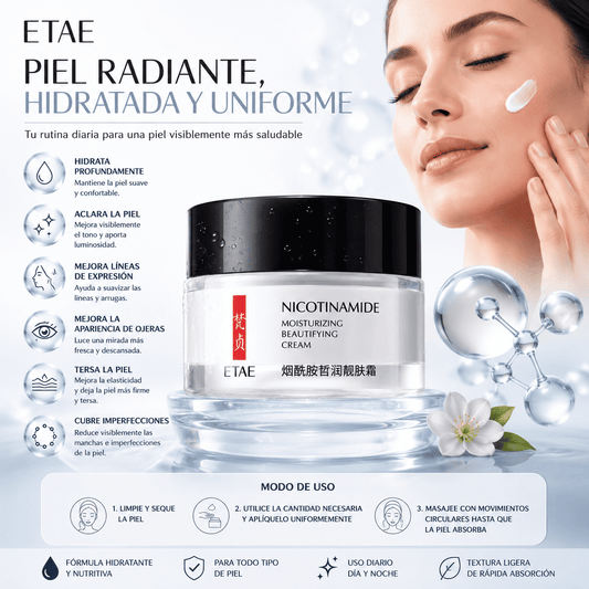 Crema antiedad con niacinamida